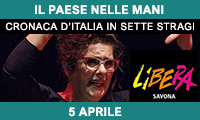 Teatro Adulti
IL PAESE NELLE MANI. CRONACA D&apos;ITALIA IN SETTE STRAGI
Teatri d’Imbarco